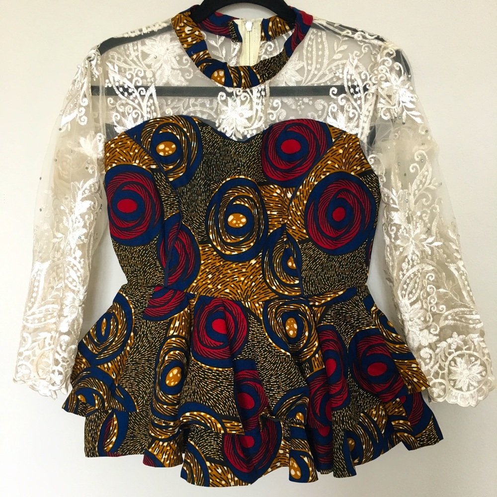 Women’s African Print blouse